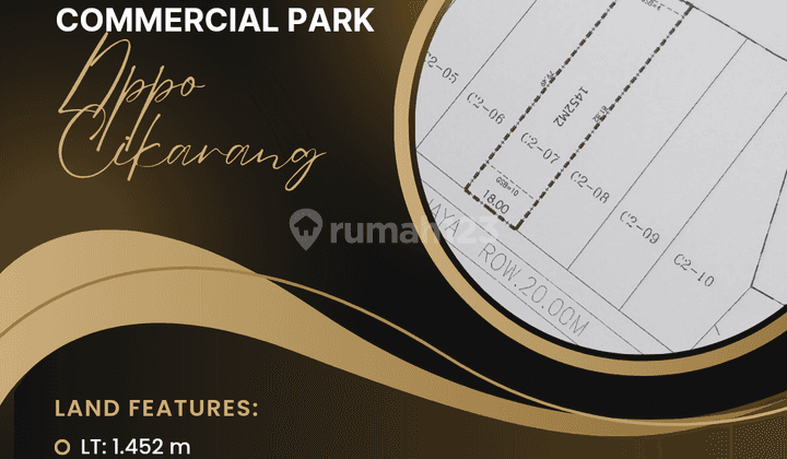 Dijual Tanah Komersial Delta Commercial Park Lippo Cikarang 1