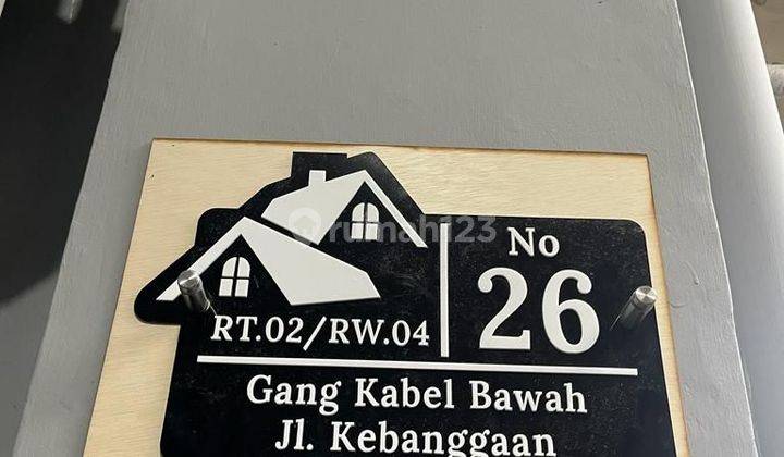 Disewakan Rumah Tinggal dgn 1 Kamar Tidur 2