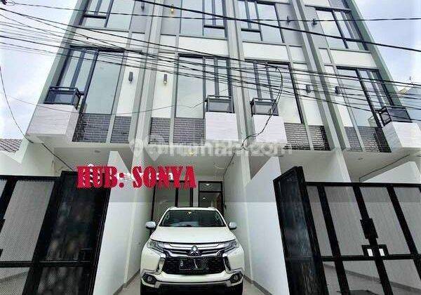 Rumah Baru Taman Ratu. Duri. 3 Lantai. 3x16. Masuk Mobil 1