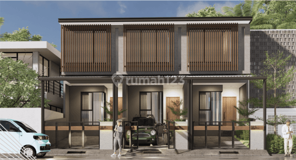 Rumah Modern Baru Green Ville. 2 Lantai. 4x22. Full Architect Design. NEGO SAMPAI JADI 2