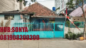 Rumah Tua Grogol Roxy. 13x27. Jalan Lebar 3 Mobil 1