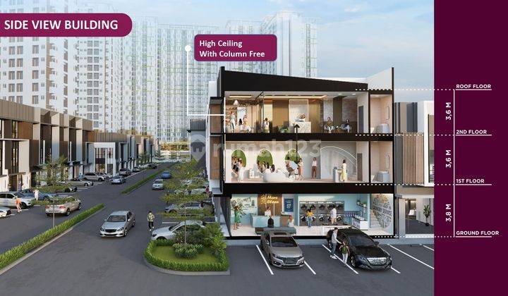 Ruko Baru 2 Dan 3 Lantai Sisa 4 Unit Bsd City Serpong, Tangerang 1