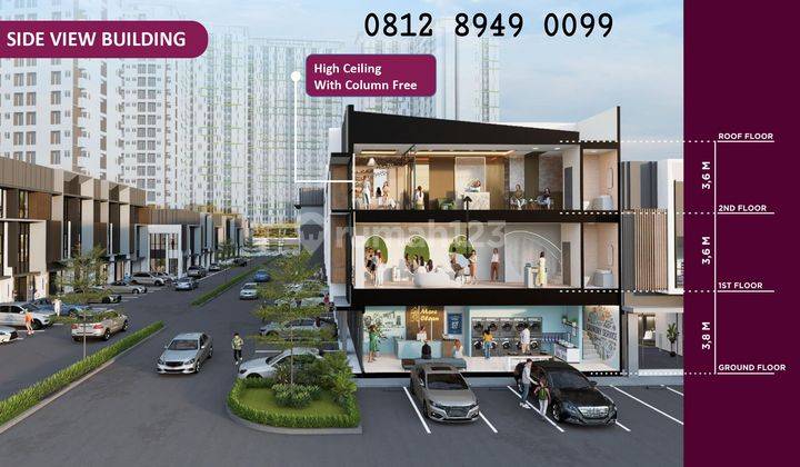 Ruko Terakhir Bsd City 1 man Sisa 4 Unit 2 Dan 3 Lantai SHM 2