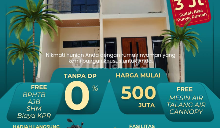 2 Lantai Sisa 8 Unit Tanpa DP Bonus Motor SHM Panggulan Sawangan, Depok 2