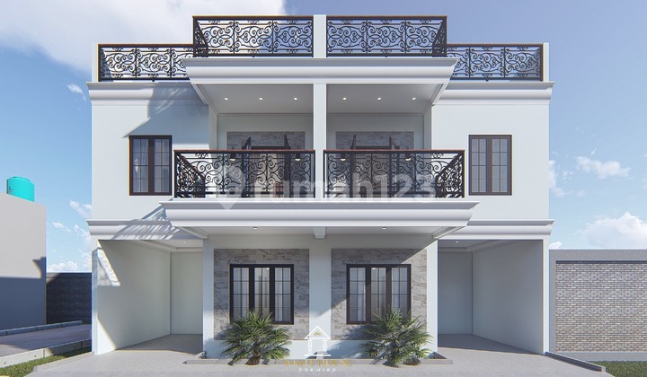 Rumah 2 Setengah Lantai Dak Rooftop KPR SHM Cimanggis Depok 2