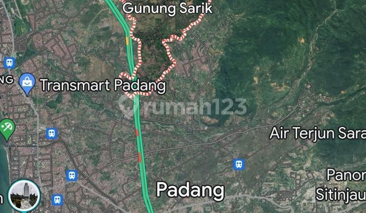 Land, 50 hectares, Padang direction to Minangkabau Airport.