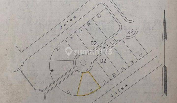 Kapling Komplek Citra Indah , 428 m2 1