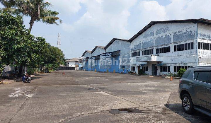 Pabrik di Komplek Industri Jatake Lokasi Dekat Akses Masuk . Jual Cepat 2