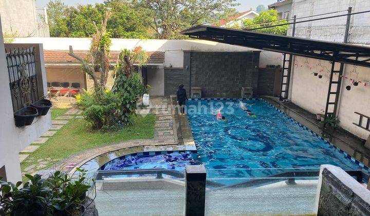 Dijual Rumah Lux, Kamar Tidur 4+1 Luas Tanah 718M2, Private Pool, Cocok Dijadikan Hunian Dan Tempat Usaha, Kota Bandung 1