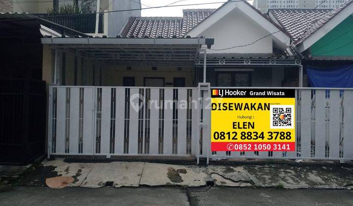 Disewakan Rumah 1 Lantai 3 kamar Tidur dalam Cluster 5 KM dari Kawasan Industri Pulo Gadung Jakarta Timur 1