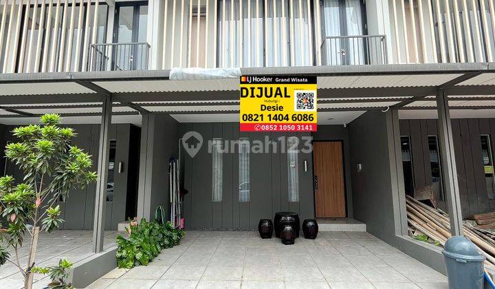 Dijual Rumah Cluster Z Living Grand Wisata Siap Huni, 2 Lantai Semi Furnished, 3 Kamar Tidur, Bisa Kpr, Akses Langsung Tol Tambun Grand Wisata Bekasi 1