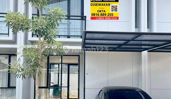 Disewakan Rumah Uptown Lippo Cikarang, 2 Lantai, 3 Kamar Tidur Siap Huni, Lokasi Strategis, Keamanan 24 Jam, di Lippo Cikarang 1