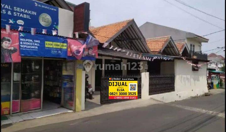 Dijual Rumah Bonus Toko 1,5 Lantai Luas 300m2, 6+1 Kamar Tidur Cocok Dijadikan Tempat Usaha Hanya 10 Menit Menuju Tol Becakayu, Cipinang Jakarta Timur 1