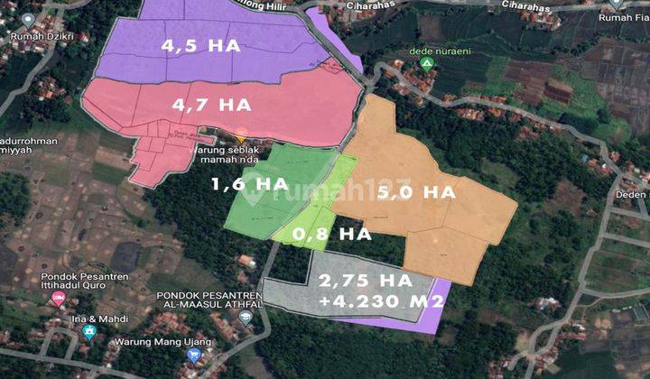  Tanah di Cianjur SHM - Sertifikat Hak Milik 200000 Squaremeter 2