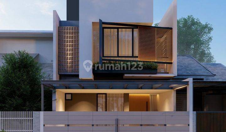 Di Jual Rumah Mewah Elegan  2 Lantai Shm Imb 1