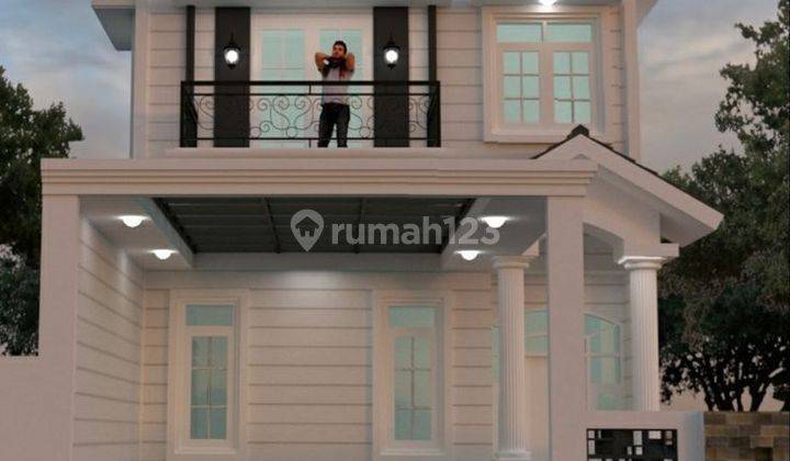 Di  RUMAH BARU MODERN MURAH 2 LANTAI SHM IMB 1