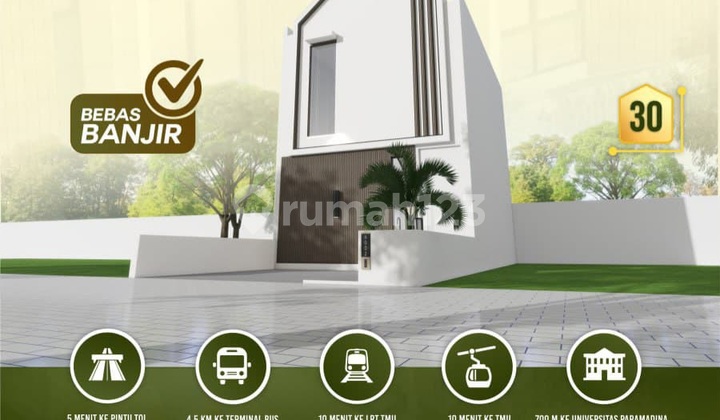 Rumah Termurah Di Teras Alamanda Cipayung Jakarta Timur 1