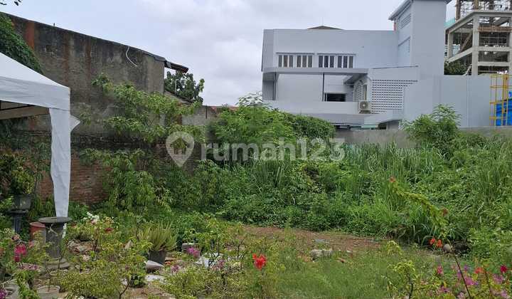 Tanah Kavling Meruya Dijual SHM Lokasi Strategis 1.100 M2 Cocok Usaha Cuci Mobil Usaha Bengkel