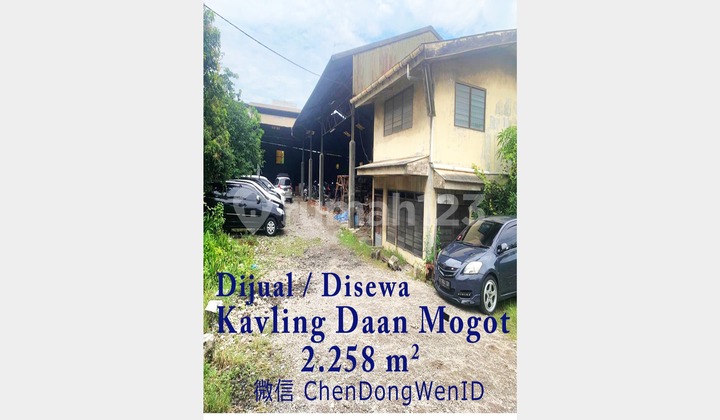 Kavling Daan Mogot Dijual / Disewa 2.258 m2 Tanah Kavling Daan Mogot Kavling Komersial Jakarta