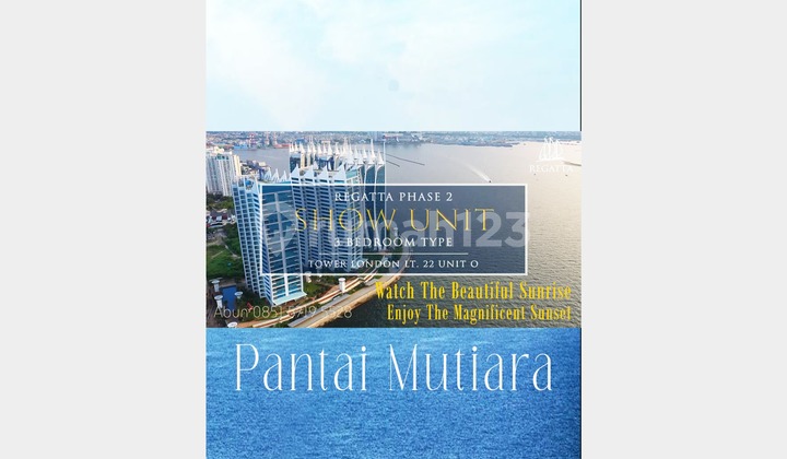 DIJUAL APARTEMEN REGATTA PHASE 2 PANTAI MUTIARA SEA VIEW PLUIT DIJUAL APARTEMEN REGATTA PHASE 2 PANTAI MUTIARA SEA VIEW PLUIT