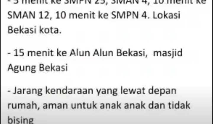 Jual Cepat Rumah Titian asri bekasi utara siap huni (C1024) 2