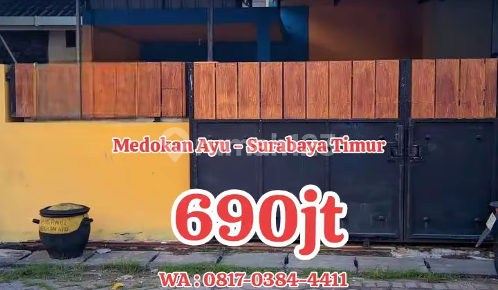 Dijual Rumah Medokan Ayu Rungkut Dkt Upn dan Pertamina Surabaya