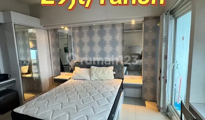 Full Furnished, Apartemen Tanglin Pakuwon Mall Disewakan 29Jt/Th