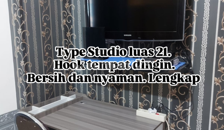 Furnished Apartment for Rent 24 Million per Year Near Galaxy Mall Gubeng.