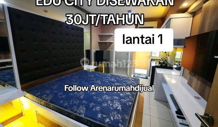 Disewakan Educity Apartemen Dkt Its Hangtuah Surabaya 30jt/th 1