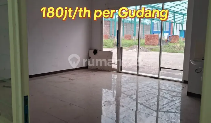 Gudang Disewakan 180jt/tahun Lokasi Sidoarjo Dkt Tol Siap Huni