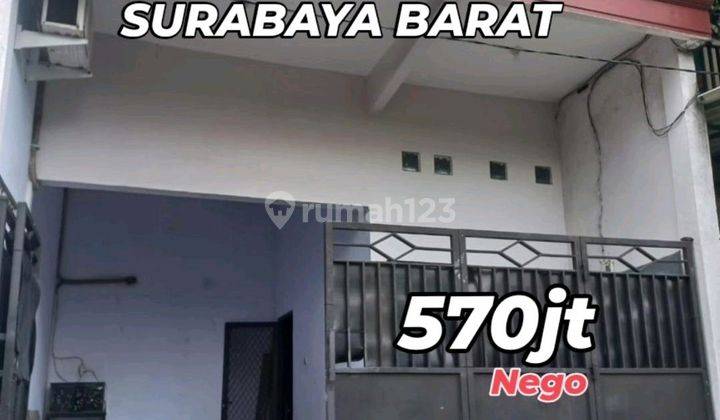 Rumah Dijual Kec Karangpilang Dkt Sepanjang Wiyung Surabaya SHM 1