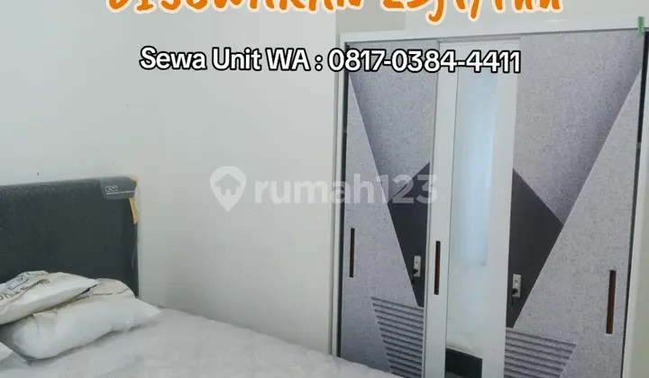 Apartment for Rent at Pakuwon Mall, West Surabaya, Close to Unesa