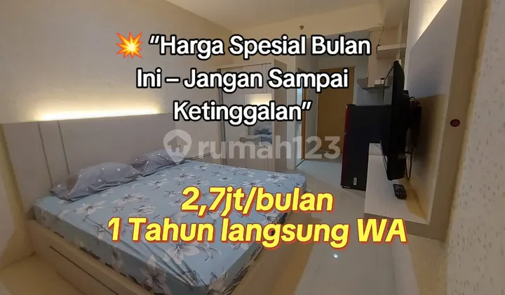 Apartemen Disewakan Studio Siap Huni Surabaya 2,7jt/bulan 1
