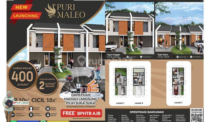 Cluster Maleo Rumah di Puri Jaya Pasar Kemis Tangerang 400 Jtaan 2