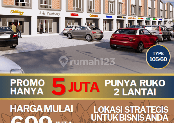 Ruko Griya Artha Suksari Sepatan Strategis Di Kawasan Utama 1