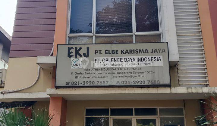 Dilelang Ruko 2 Lantai Siap Huni Harga Murah Bintaro Jaya 1