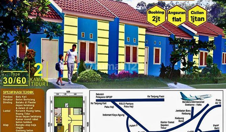 Rumah Subsidi angsuran flat lokasi terdepan 1