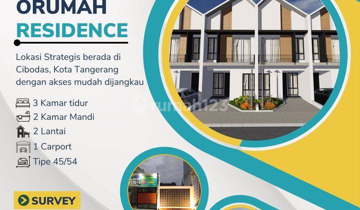 Rumah Di Kota Tangerang Model Scandinavian Dua Lantai 1