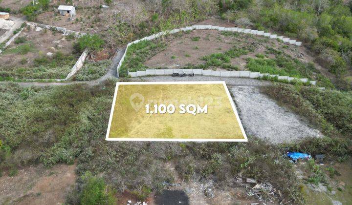 11 Are Square Shape Land with Ocean View for Sale in Ungasan 1