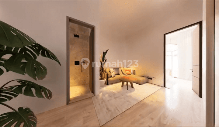 Upcoming three bedroom Villa with Santorini Concept for sale in Jimbaran 2