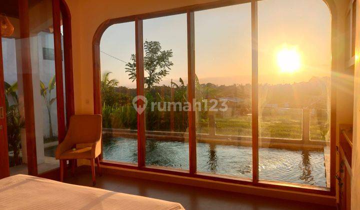 Brand New Two-Bedroom Villas with Ricefield View for Rental in Cemagi 2