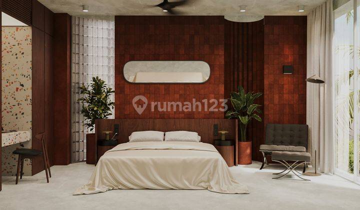 Upcoming Three Bedroom Unique Design Townhouse with Smarthome System For Lease in Ubud 2