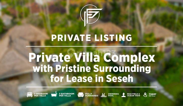 Private Villa Complex With Pristine Surrounding For Lease In Seseh 1