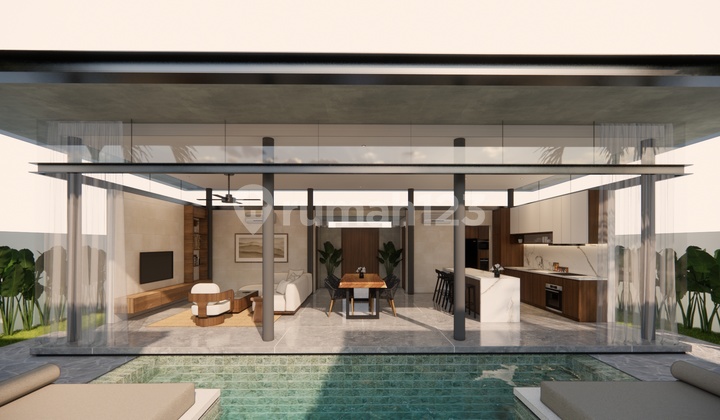 Elegant 2-Bedroom Villa Near Jimbaran's Beachfront