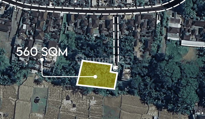 Small Plot Land With Peaceful Area Surrounding For Lease In Ubud 1