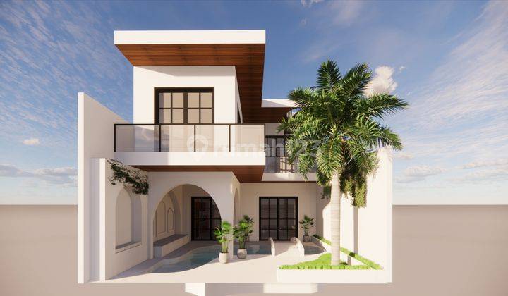 Brand New Two Bedroom Mediterranean Villa With Ricefields View For Lease In Canggu 1