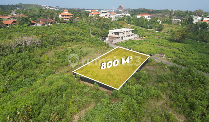 Tanah Freehold Premium di Ungasan - Pemandangan Laut, Gwk & Bandara, Lingkungan Villa Mewah