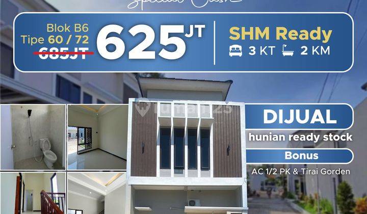 RUMAH SIAP HUNI 2 LANTAI MURAH 1 UNIT SAJA 1