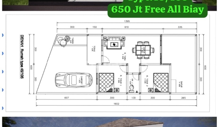 Good Cheap 1-Story House in Tembalang 1