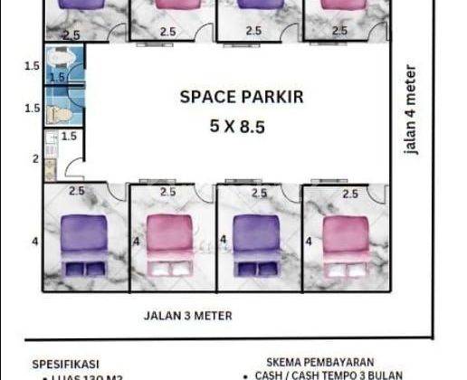 RUMAH KOST MODERN TERLARIS DI KELASNYA 2